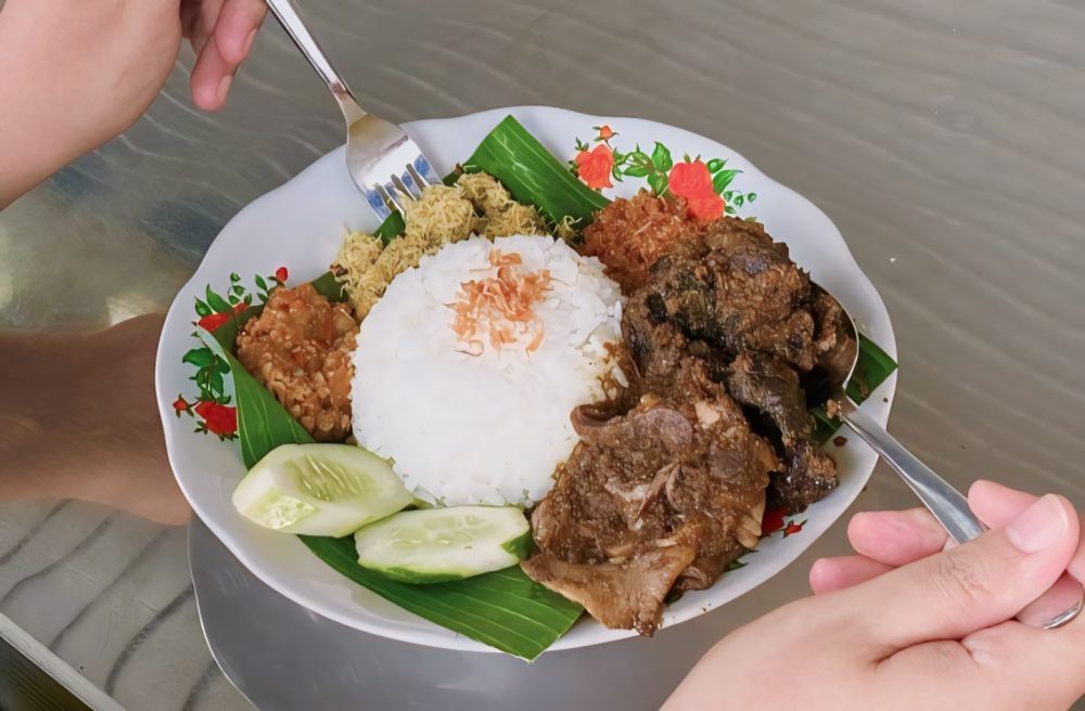 Nasi campur lidah